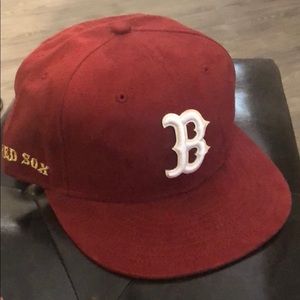 Suede Boston Red Sox New Era 7 3/8 hat